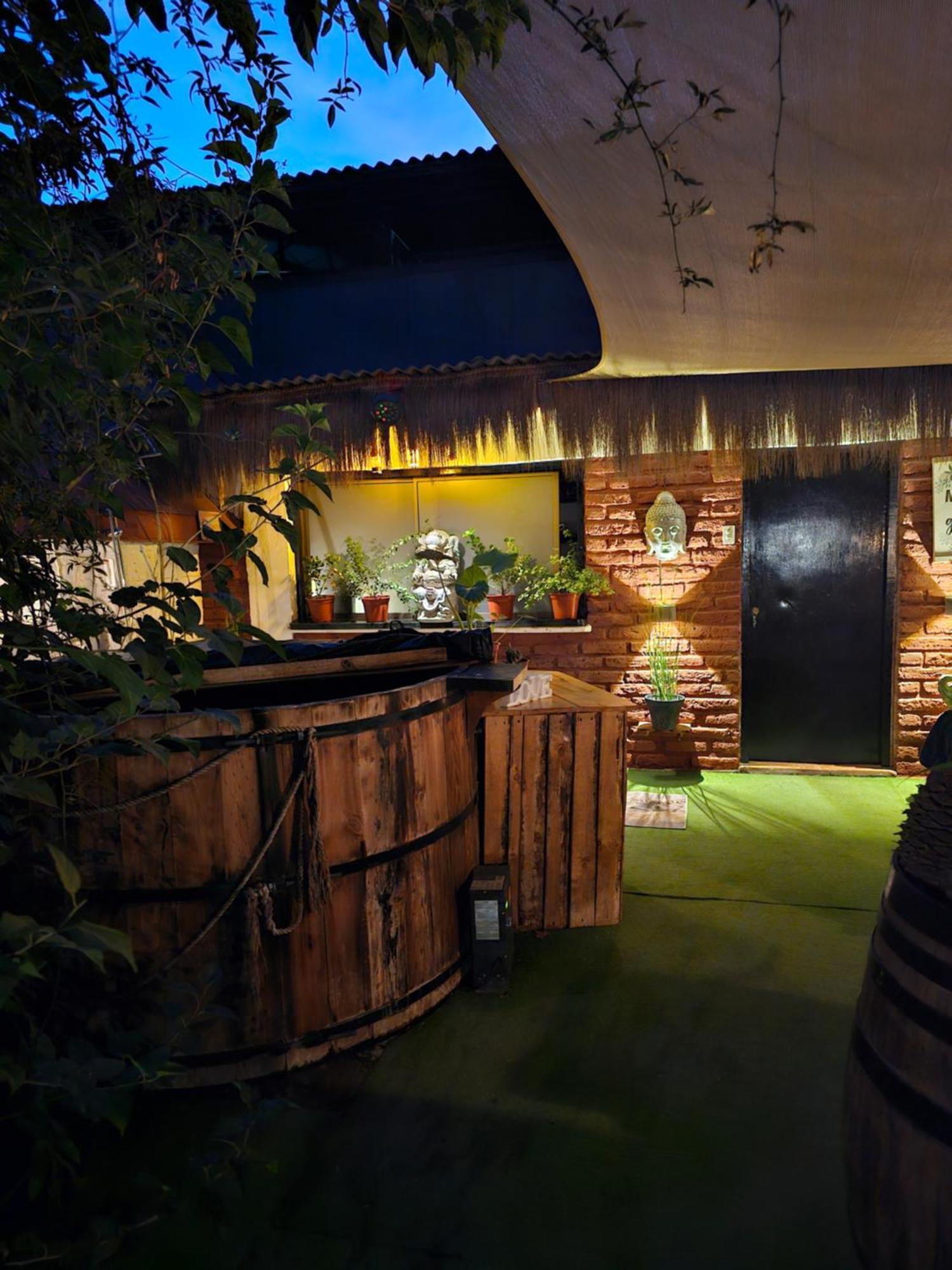 La Araucaria Cabana Con Tinaja San Felipe Bagian luar foto